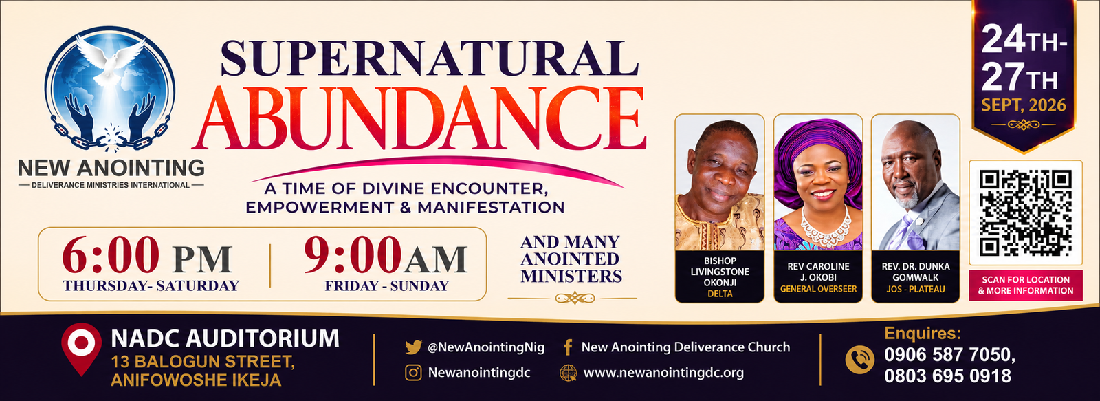 Supernatural Abundance - New Anointing Deliverance Church